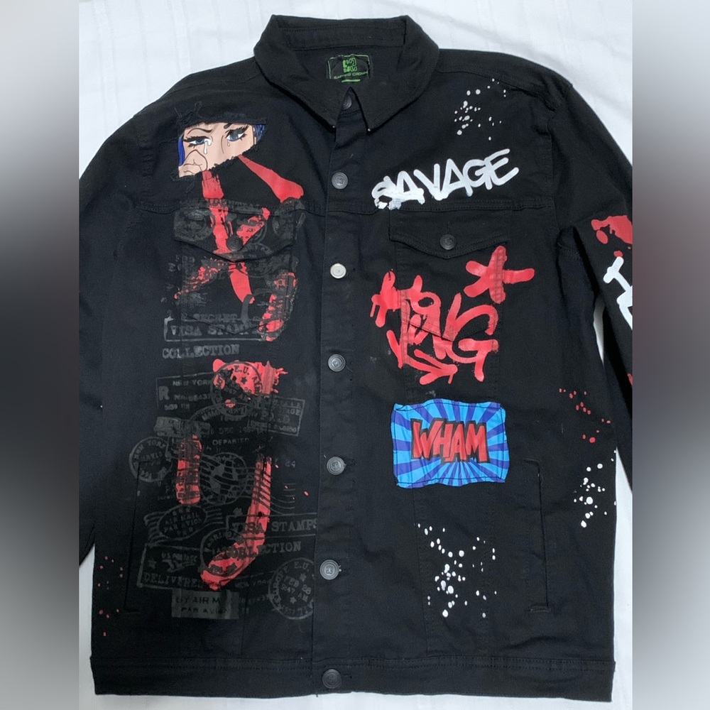 Sacred Crown Jean Jacket